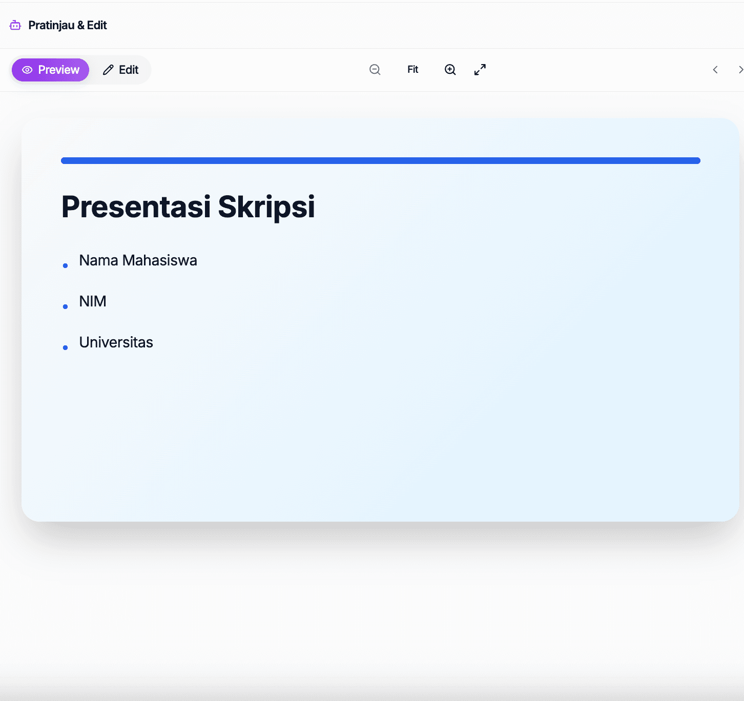 Generate PPT Otomatis dari Skripsi